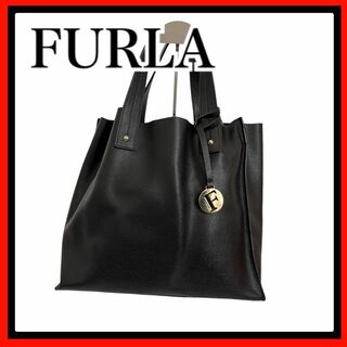 Furla - FURLA トートバッグ ブラック 保存袋付き レザー レディース ハンドバッグ