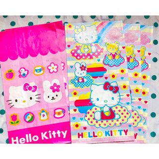 ハローキティ(ハローキティ)のレトロ☆レア☆キティ　紙袋　6枚(キャラクターグッズ)