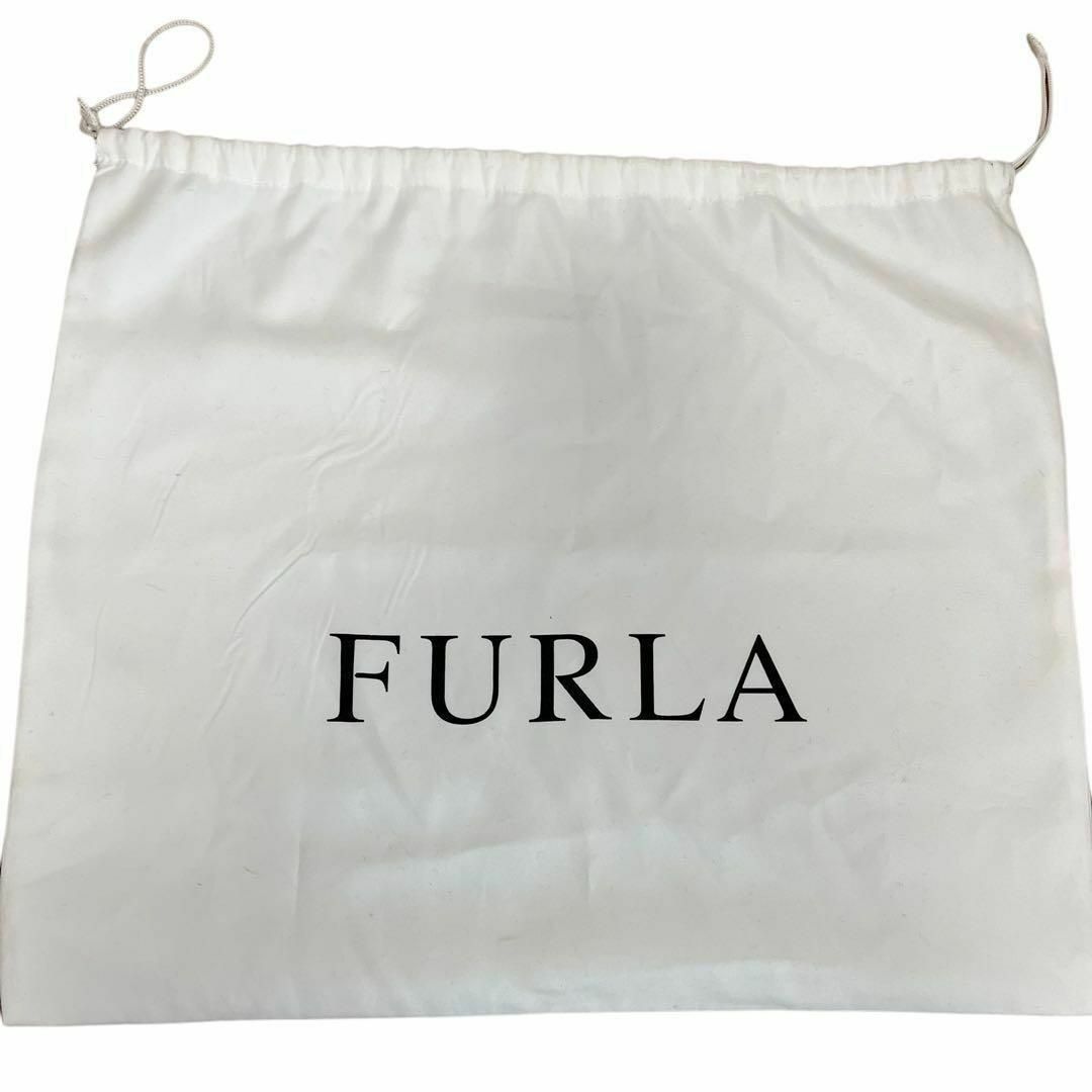 Furla(フルラ)のFURLA ショルダーバッグ メトロポリス オレンジプリント 希少 レザー レディースのバッグ(ショルダーバッグ)の商品写真