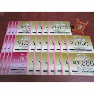 西武百貨店 - 2万円分★最新！西武 株主優待 共通割引券(1000円×20枚)★#3202