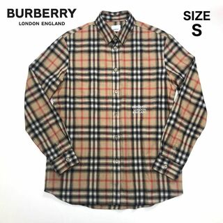 BURBERRY - ☆美品☆BURBERRY バーバリー ノバチェック 長袖シャツ メンズ Sサイズ