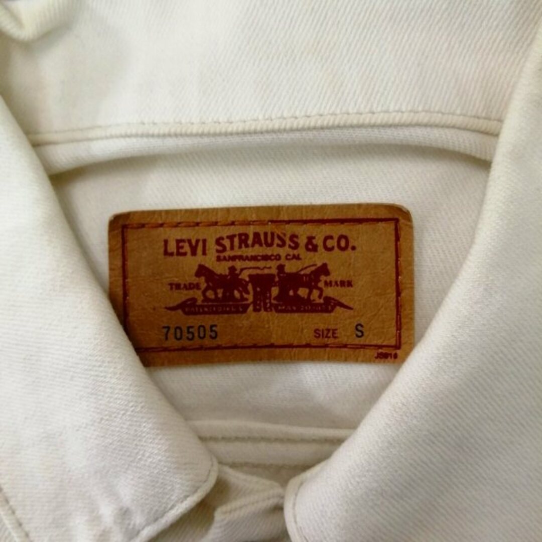 Levi's(リーバイス)のリーバイス Levi's ジャケット Gジャン デニム 白 ホワイト S メンズのジャケット/アウター(その他)の商品写真