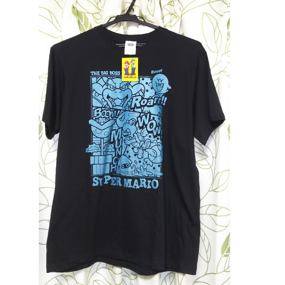任天堂(ニンテンドウ)の未使用Tシャツ　スーパーマリオ　任天堂　メンズMサイズ相当 メンズのトップス(Tシャツ/カットソー(半袖/袖なし))の商品写真