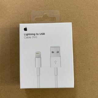 アップル(Apple)のiPhone純正 Lightning USBケーブル 1m ライトニングケーブル(バッテリー/充電器)