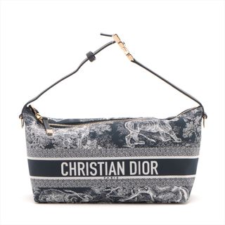 クリスチャンディオール(Christian Dior)のクリスチャンディオール ノマドポーチ ナイロン  ネイビー レディース ハ(ハンドバッグ)