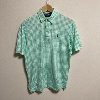 ポロゴルフ(Polo Golf)のPOLO GOLF ポロラルフローレン ゴルフ　ポロシャツ　チェック　グリーン(Tシャツ/カットソー(半袖/袖なし))