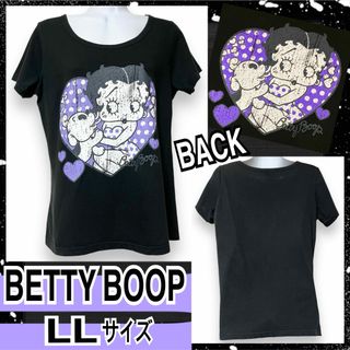 ベティブープ(Betty Boop)の【BETTYBOOP/LL】ベティちゃんダメージプリントTシャツ(Tシャツ(半袖/袖なし))