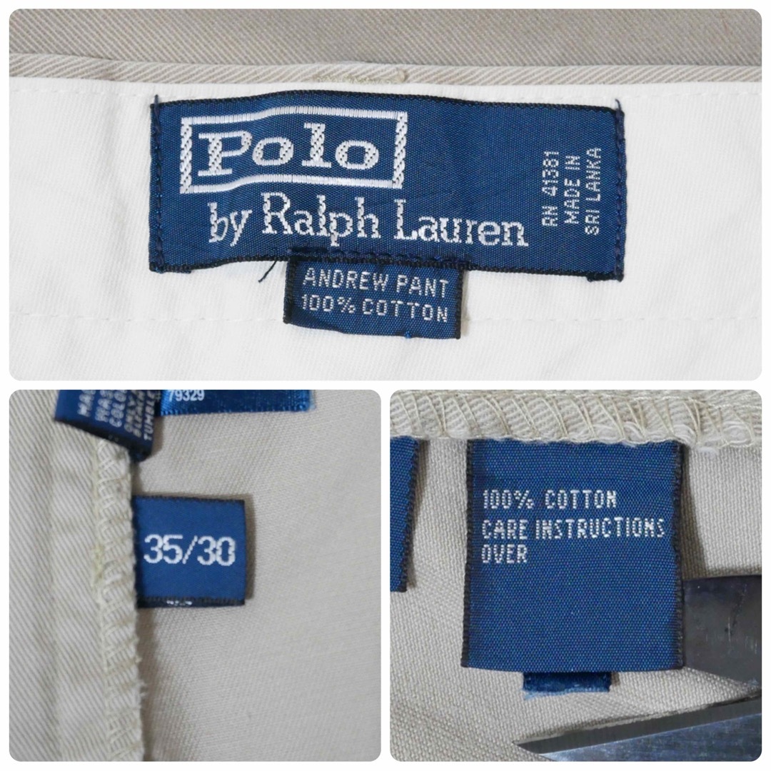 POLO RALPH LAUREN(ポロラルフローレン)のPolo Ralph Lauren 90〜00's ANDREW 35×30 メンズのパンツ(チノパン)の商品写真