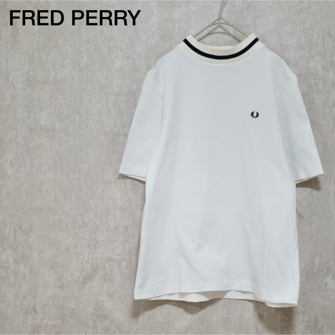 FRED PERRY(フレッドペリー)のFRED PERRY ティップラインハイネック Tシャツ レディースのトップス(Tシャツ(半袖/袖なし))の商品写真