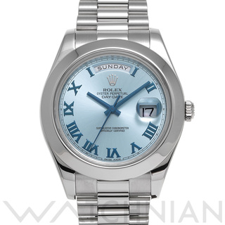 ロレックス(ROLEX)の中古 ロレックス ROLEX 218206 V番(2009年頃製造) アイスブルー メンズ 腕時計(腕時計(アナログ))