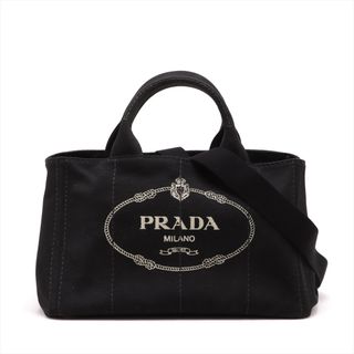 プラダ(PRADA)のプラダ カナパ キャンバス  ブラック レディース トートバッグ(トートバッグ)