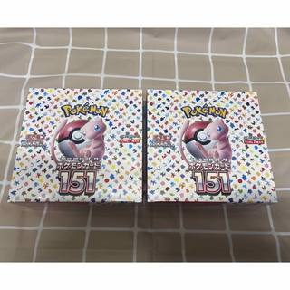 ポケモン(ポケモン)のポケモンカード151シュリンク付き2BOX(Box/デッキ/パック)