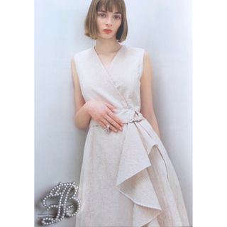 FOXEY - フォクシー　アディアム《Hampton Dress》ブルー　XS