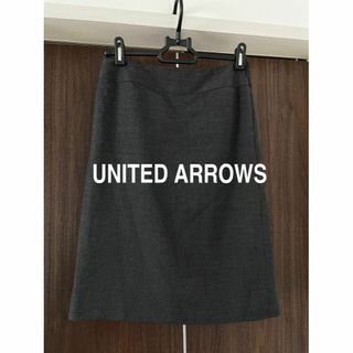 ユナイテッドアローズ(UNITED ARROWS)のUNITED ARROWS オールシーズン着用可能 シルク混タイトスカート(ひざ丈スカート)