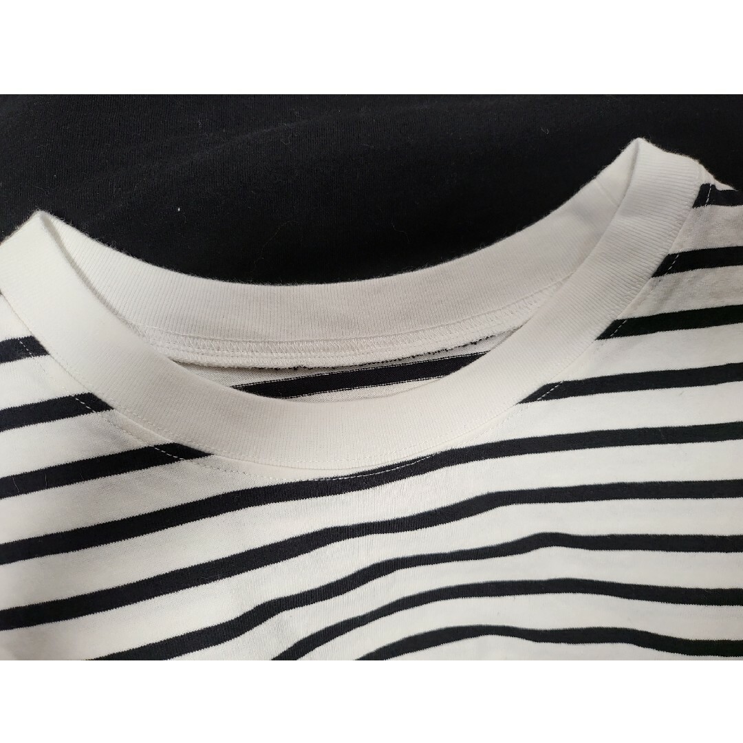 ノースリーブボーダートップス レディースのトップス(Tシャツ(半袖/袖なし))の商品写真