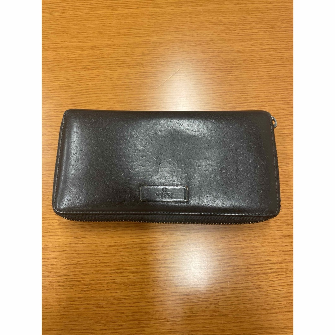 Gucci(グッチ)のグッチ レザー長財布 箱付き レディースのファッション小物(財布)の商品写真