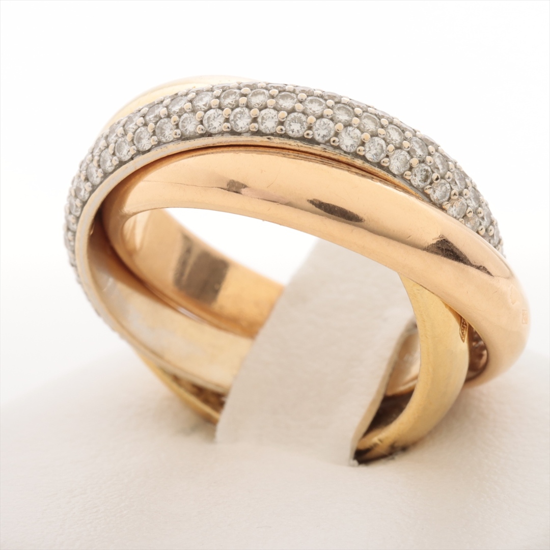 Cartier(カルティエ)のカルティエ トリニティ パヴェ  54  ユニセックス リング・指輪 レディースのアクセサリー(リング(指輪))の商品写真