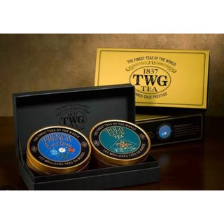 TWG set 缶☕️半額🎁 定価11300円相当。新品未開封✨お値下げ🉑(茶)