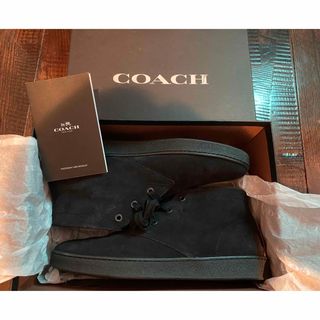 コーチ(COACH)の美品　coach スウェード　26.5cm(ブーツ)