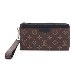 ルイヴィトン(LOUIS VUITTON)のヴィトン ジッピードラゴンヌ   ブラック×ブラウン メンズ 長財布(長財布)