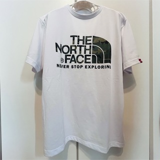 ザノースフェイス(THE NORTH FACE)のTHE NORTH FACE / ノースフェイス Tシャツ 迷彩ロゴ Mサイズ(Tシャツ/カットソー(半袖/袖なし))