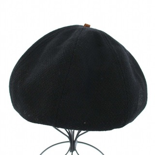 アザー(other)のハイヤー HIGHER ベレー帽 帽子 ウール 3 黒 ブラック(ハンチング/ベレー帽)