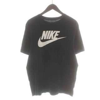 ナイキ(NIKE)のNIKE フューチュラアイコン S/S Tシャツ カットソー 半袖 XL 黒 白(Tシャツ/カットソー(半袖/袖なし))