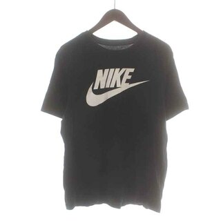 ナイキ(NIKE)のNIKE フューチュラアイコン S/S Tシャツ カットソー 半袖 XL 黒 白(Tシャツ/カットソー(半袖/袖なし))
