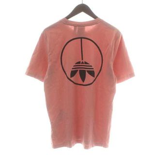 adidas originals UNITED TEE Tシャツ L ピンク 黒(Tシャツ/カットソー(半袖/袖なし))