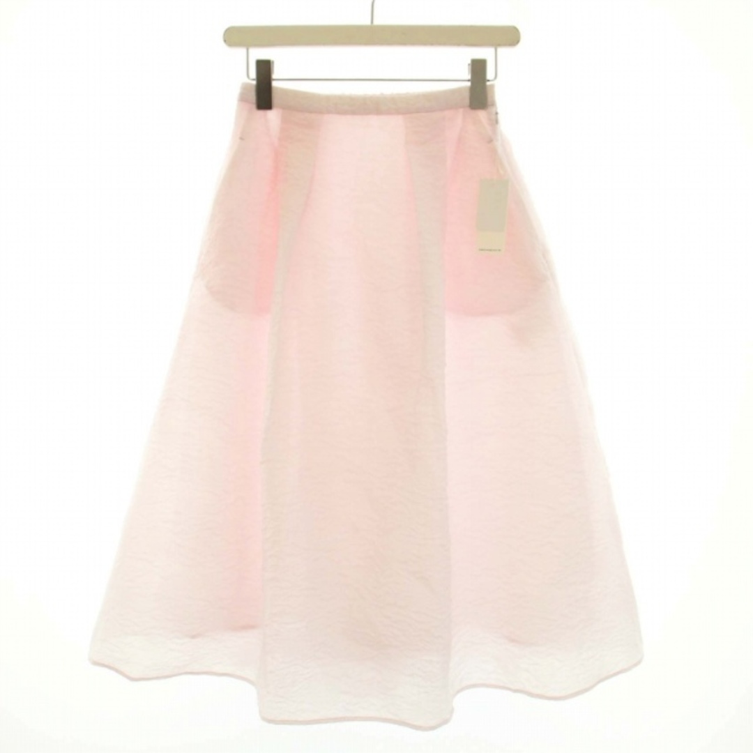 ソーノ 22SS スカート ひざ丈 フレア イージー タグ付き 1 S ピンク レディースのスカート(ひざ丈スカート)の商品写真