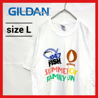 ギルタン(GILDAN)の90s 古着 ギルダン Tシャツ オーバーサイズ ゆるダボ L (Tシャツ/カットソー(半袖/袖なし))