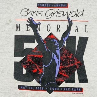 90s ChrisGriswold 5K マラソンTシャツ USメンズ古着(Tシャツ/カットソー(半袖/袖なし))