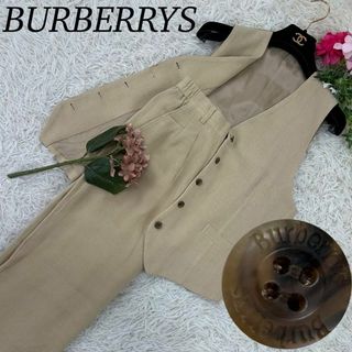 バーバリー(BURBERRY)のA522 バーバリー レディース パンツセットアップ ベスト ベージュ M(Tシャツ(半袖/袖なし))