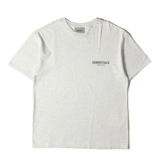 FEAR OF GOD - 美品 FEAR OF GOD フィアオブゴッド Tシャツ サイズ:M FOG ESSENTIALS リフレクターロゴ クルーネック 半袖Tシャツ T-Shirts オートミール トップス カットソー エッセンシャル【メンズ】【中古】