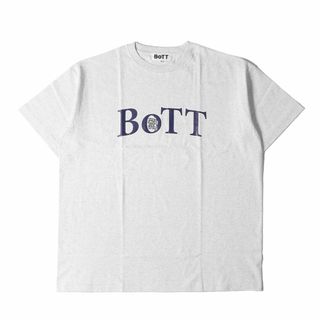 新品 BoTT ボット Tシャツ サイズ:3L BlackEyePatch コラボロゴ ヘビーウェイト クルーネック 半袖Tシャツ グレー トップス カットソー コラボ【メンズ】(Tシャツ/カットソー(半袖/袖なし))