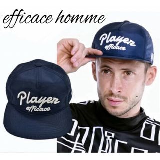 エフィカス(efficace)のエフィカスオム efficace-homme 撥水 キャップ 帽子 ネイビー(その他)