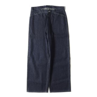 新品同様 A.PRESSE アプレッセ パンツ サイズ:3 23SS ミリタリー デニム トラウザーズパンツ Military Denim Trousers 13oz ボタンフライ インディゴ 日本製 ボトムス ジーンズ ジーパン ズボン【メンズ】【中古】(デニム/ジーンズ)