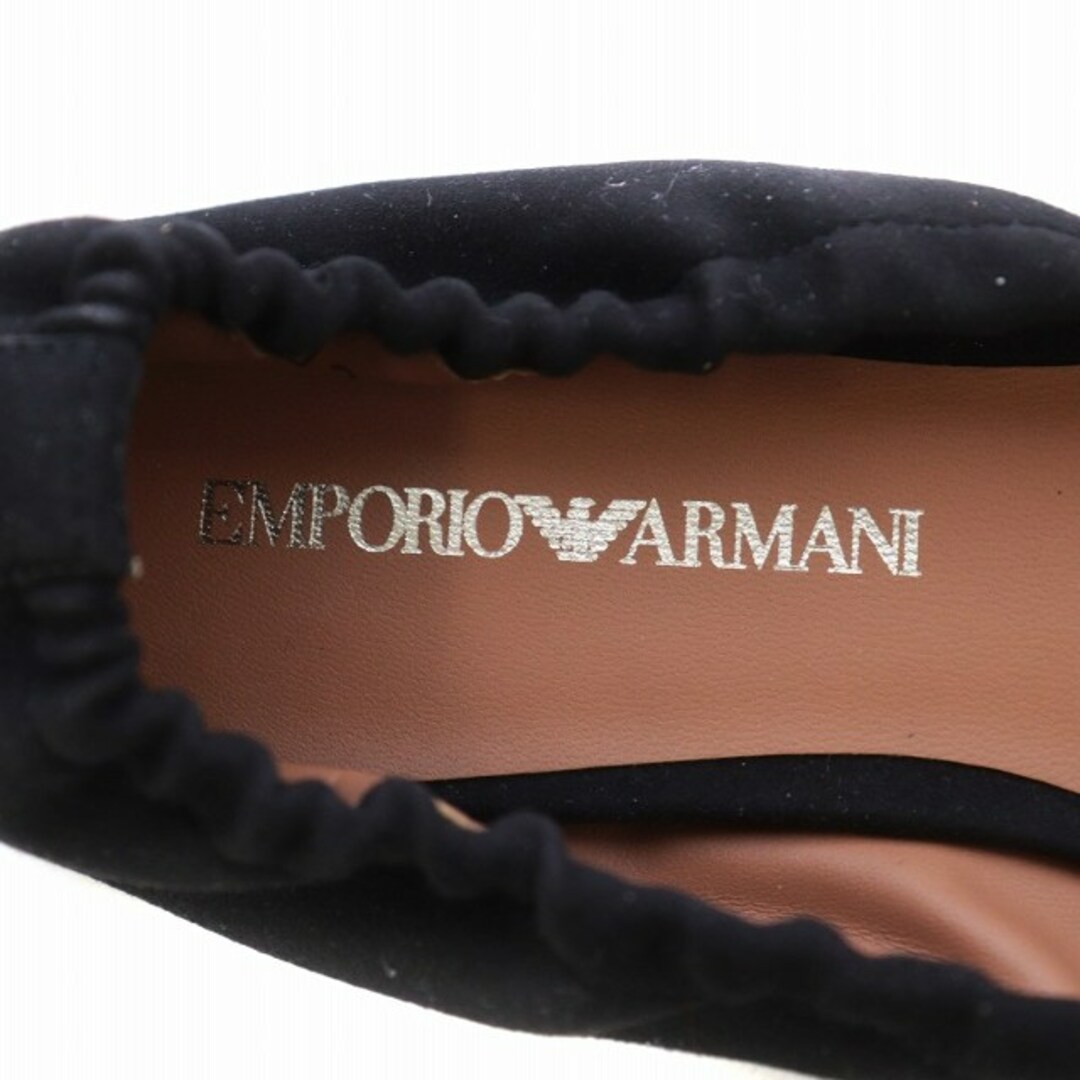 Emporio Armani(エンポリオアルマーニ)のエンポリオアルマーニ メッシュパンプス ポインテッドトゥ 36 23.0cm 黒 レディースの靴/シューズ(ハイヒール/パンプス)の商品写真
