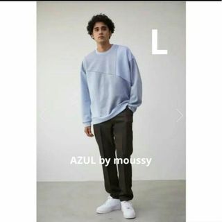 アズールバイマウジー(AZUL by moussy)のAZUL by moussy アズールフェイクスエードスウィッチングプルオーバー(その他)