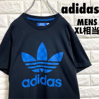 adidas - 美品　アディダス　半袖Tシャツ　トレフォイルロゴ　メンズXLサイズ相当