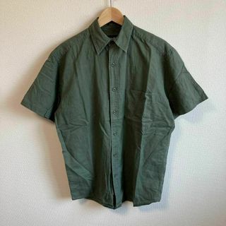 エディーバウアー(Eddie Bauer)のeddie bauer エディーバウアー　シャツ　アウトドア　オーバーサイズ　緑(Tシャツ/カットソー(半袖/袖なし))