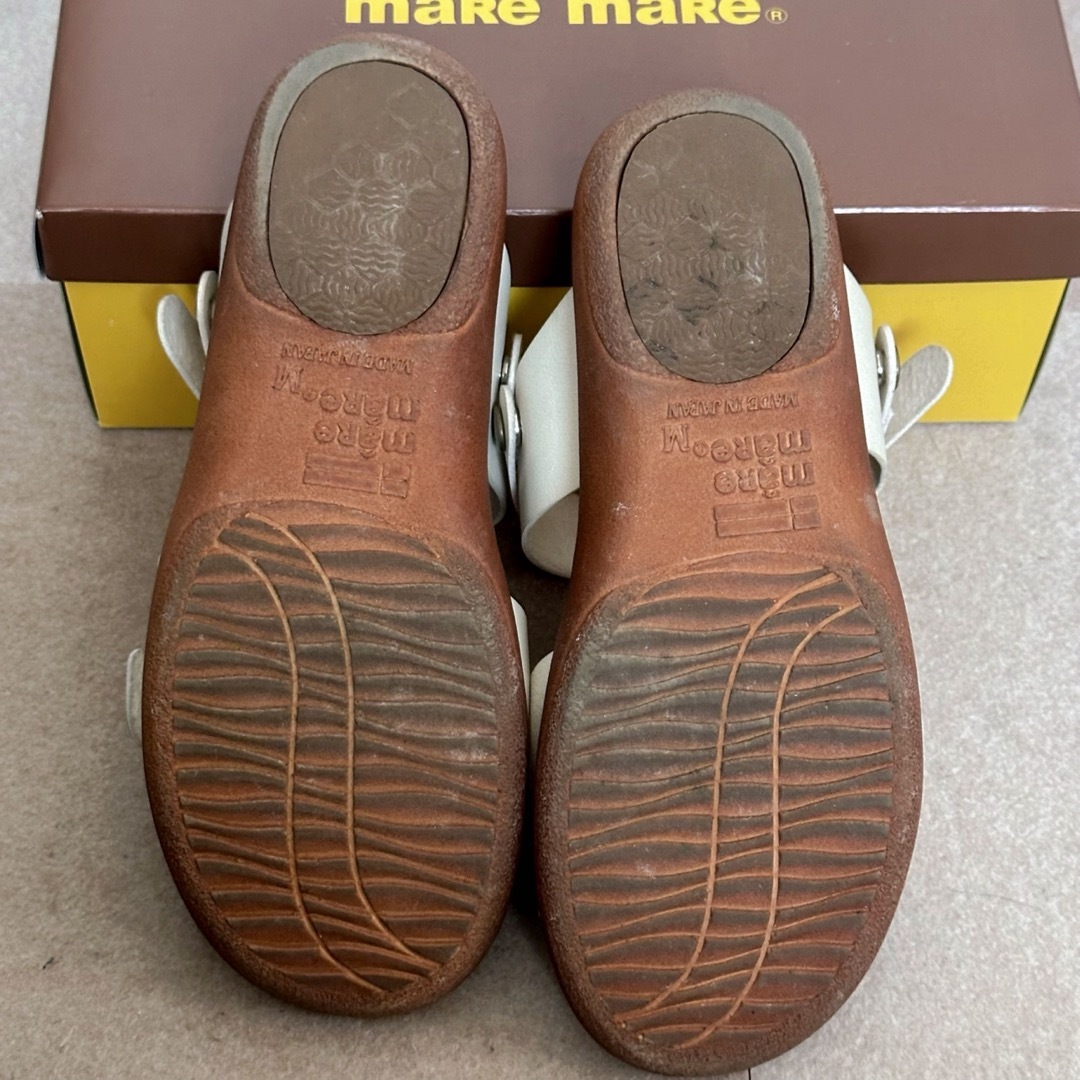 maRe maRe(マーレマーレ)のマーレマーレ　サンダル　アイボリー　ホワイト　M レディースの靴/シューズ(サンダル)の商品写真