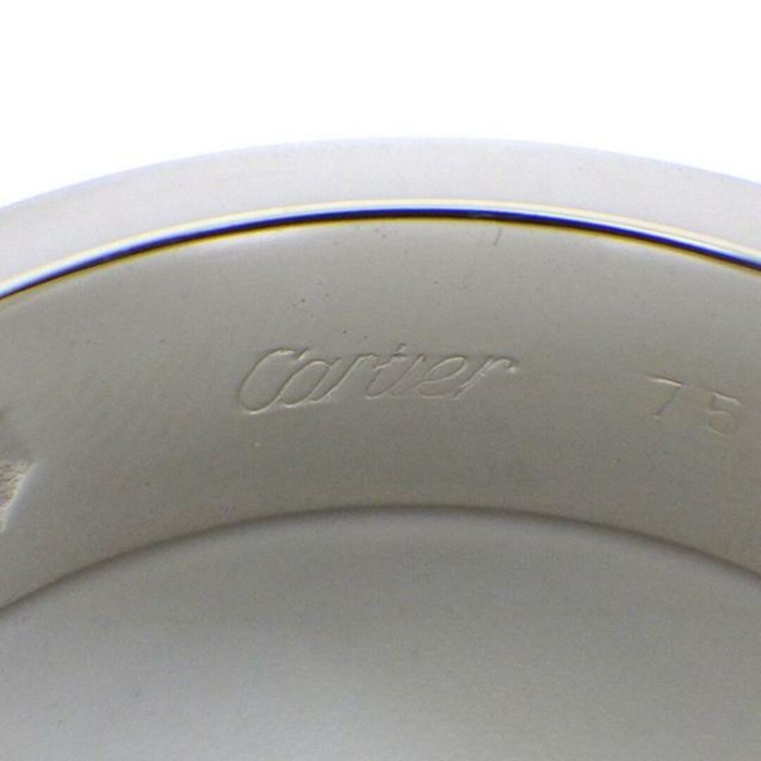 Cartier(カルティエ)のカルティエ Cartier リング ラブ ハーフ B4032500 3ポイント ダイヤモンド 計0.22ct K18WG 13.5号 / #54 【中古】 レディースのアクセサリー(リング(指輪))の商品写真