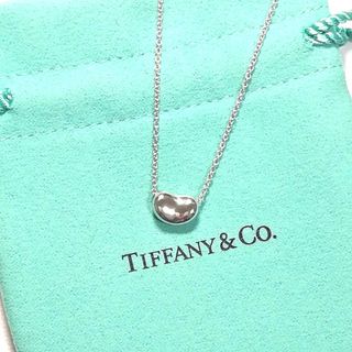 Tiffany & Co. - 【美品】TIFFANY&Co. ミニビーンネックレスSSサイズ AG925