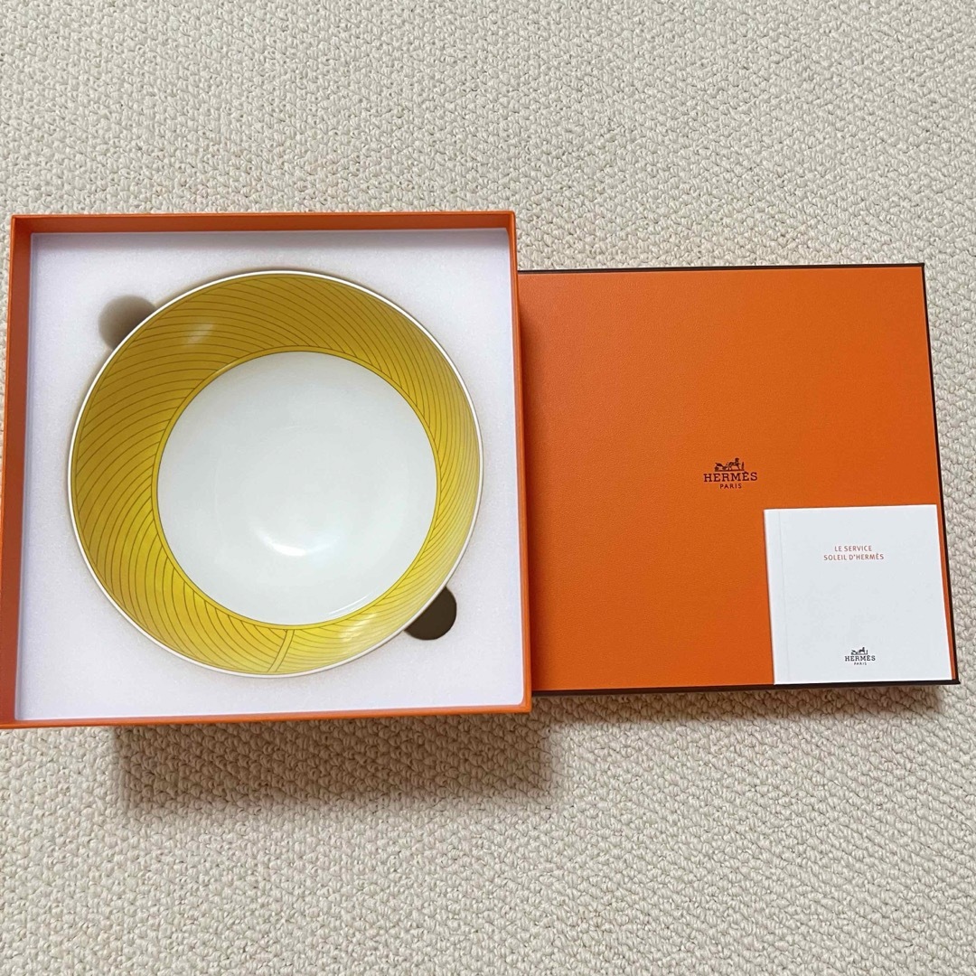 HERMES - 【新品・未使用】エルメス ソレイユ ボウル GMサイズの HERMES - 【新品・未使用】エルメス ソレイユ ボウル GMサイズの