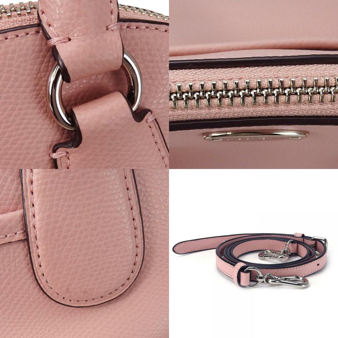 COACH - 【中古】 コーチ ハンドバッグ F33909 レザー ピンク COACH - 【中古】 コーチ ハンドバッグ F33909 レザー ピンク