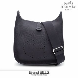 Hermes - 未使用品 エルメス エヴリン 3 トロワ PM ショルダーバッグ トリヨンクレマンス ブルーニュイ B刻印 Hロゴ パンチング