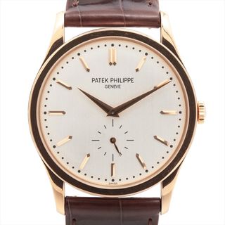 PATEK PHILIPPE - パテックフィリップ カラトラバ PG×革   メンズ 腕時計