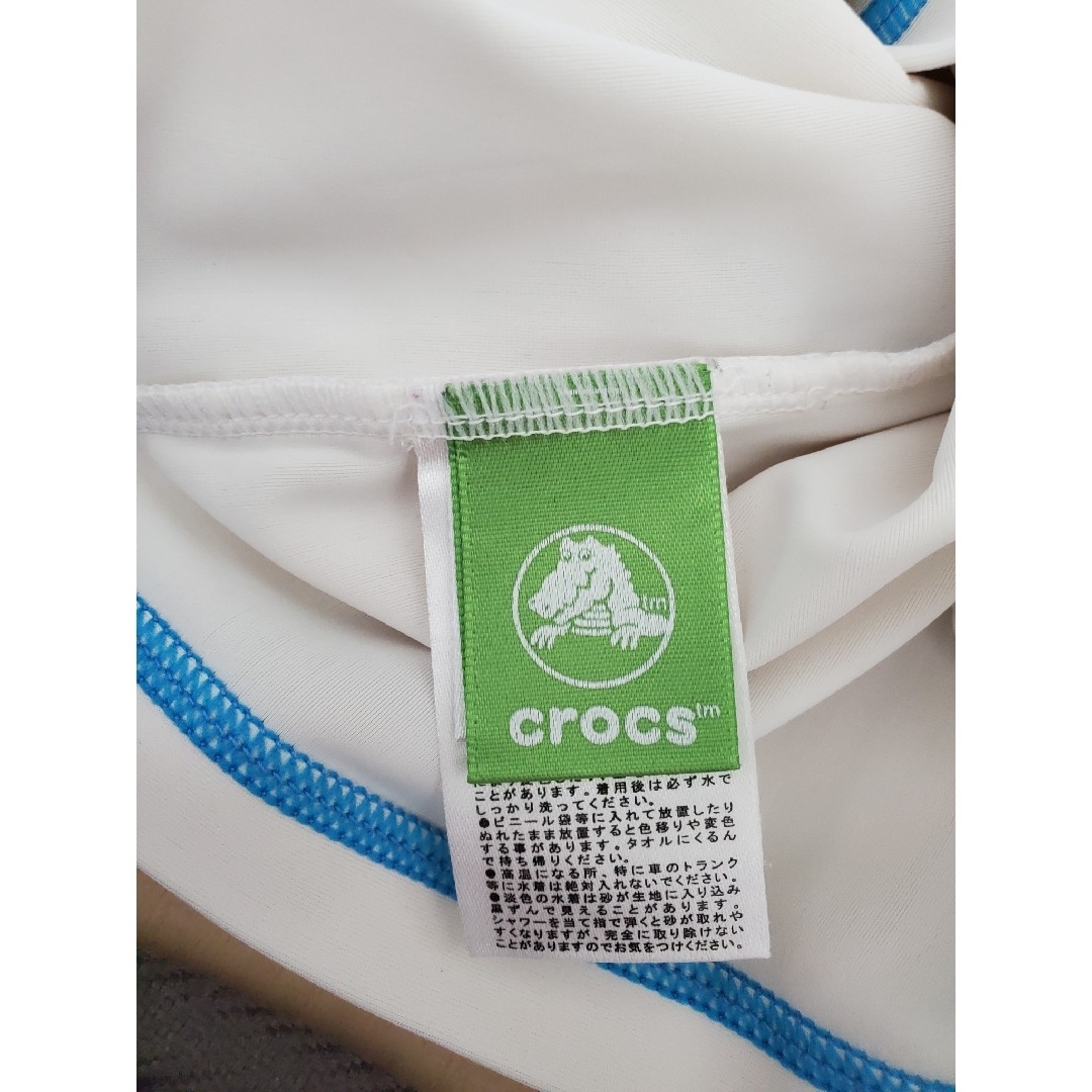 crocs(クロックス)の140㎝☆ラッシュガード【crocs】 キッズ/ベビー/マタニティのキッズ服女の子用(90cm~)(水着)の商品写真