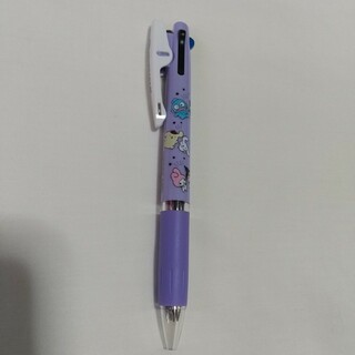 サンリオ キャラクター ジェットストリーム3色ボールペン  パープル(ペン/マーカー)